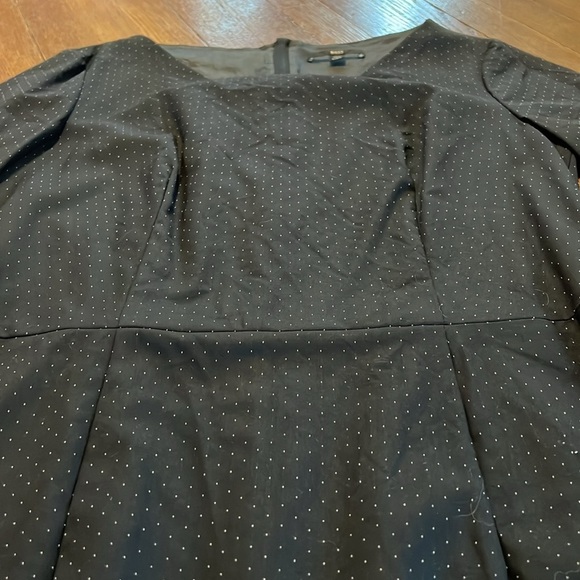 Boss Hugo Boss Knee Length Polka Dot Wool Dress - Picture 2 of 6